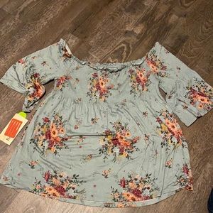 Flowered blouse